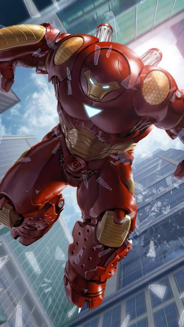 War of Heroes Hulk Buster iPhone Wallpaper