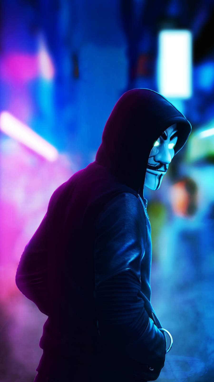 Anonymous Guy iPhone Wallpaper