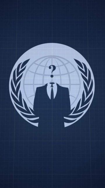 Anonymous Hacking iPhone Wallpaper