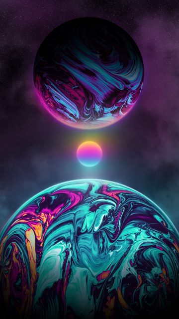 Art of Space iPhone Wallpaper