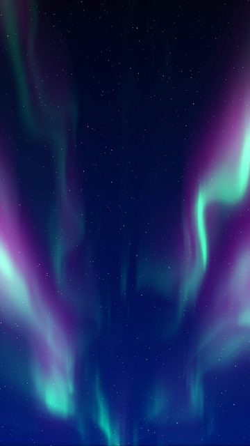 Aurora Sky iPhone Wallpaper