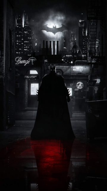 Batman Alley iPhone Wallpaper