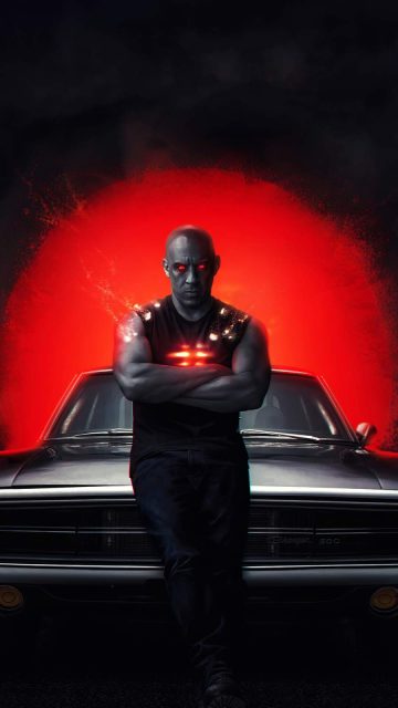 Bloodshot Vin Diesel iPhone Wallpaper