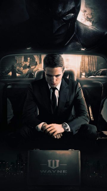 Bruce Wayne Robert Pattinson iPhone Wallpaper