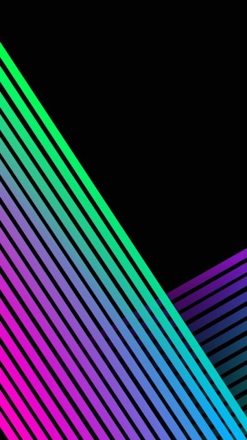 Colored Lines iPhone Wallpaper