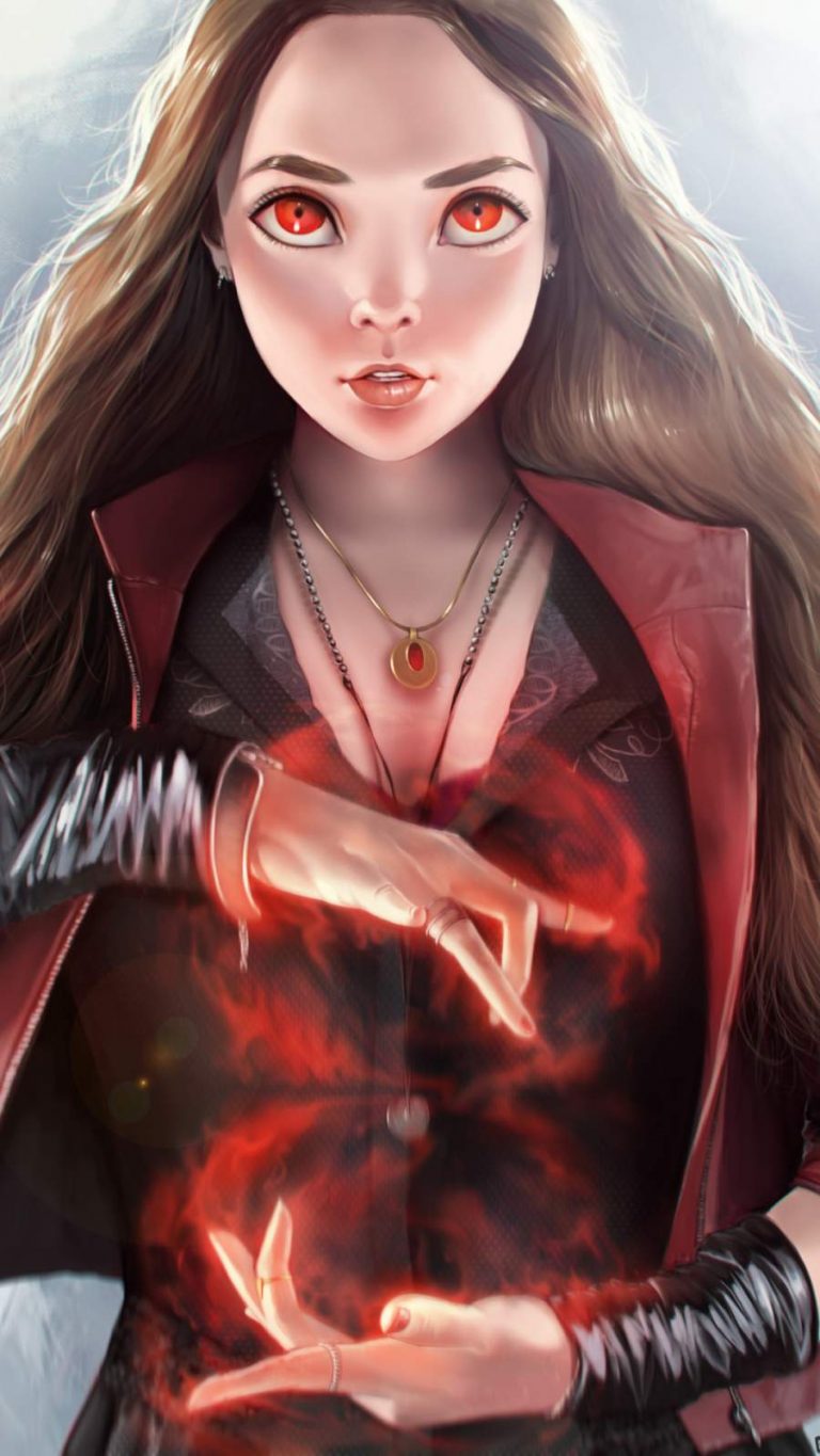 Cute Scarlet Witch iPhone Wallpaper - iPhone Wallpapers