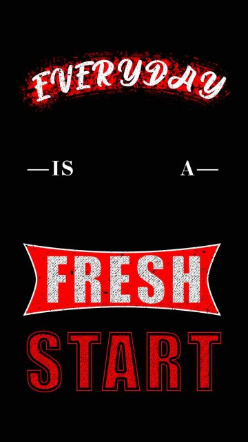 Fresh Start iPhone Wallpaper