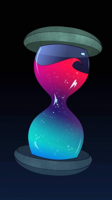 Hourglass Art iPhone Wallpaper