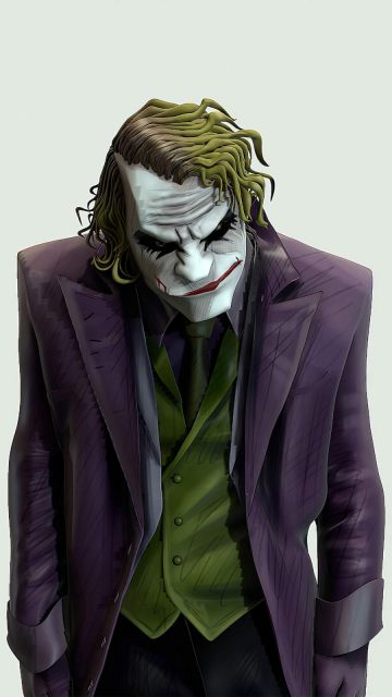 Joker Mad iPhone Wallpaper