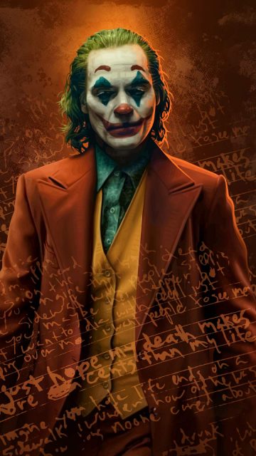 Joker Poster Art iPhone Wallpaper