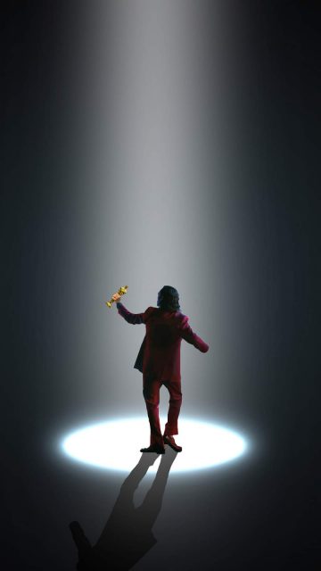 Joker won Oscar iPhone Wallpaper