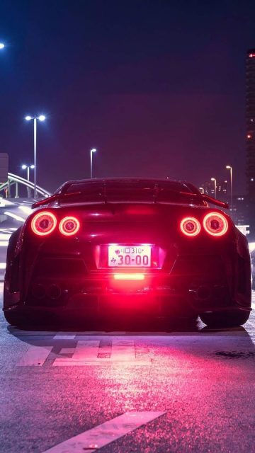 Nissan GTR 4K iPhone Wallpaper