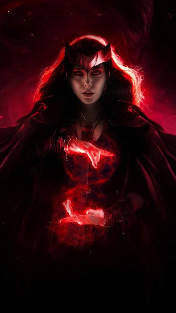 Scarlet Witch iPhone Wallpaper