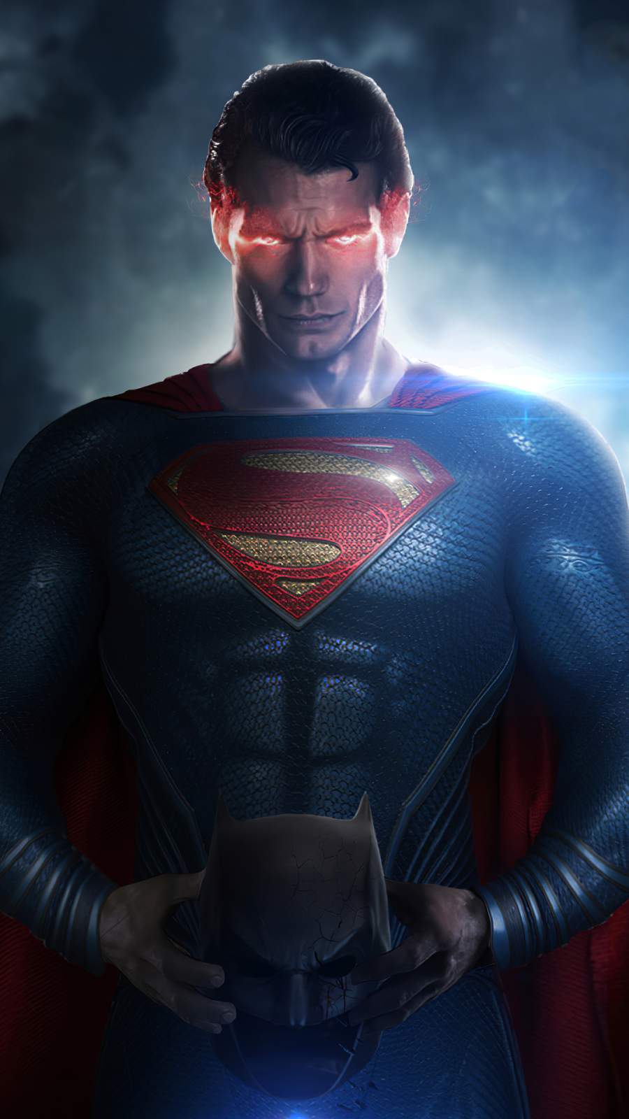 Superman Eyes iPhone Wallpaper