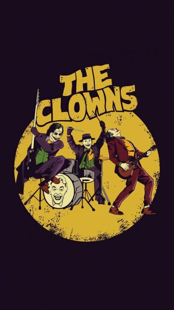 The Clowns iPhone Wallpaper