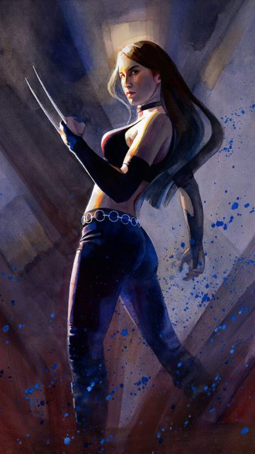 Wolverine Girl Laura iPhone Wallpaper