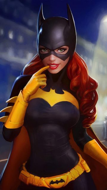 Batgirl Cute iPhone Wallpaper