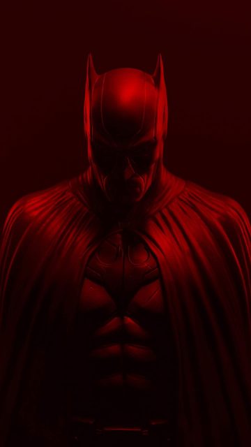 Batman Red iPhone Wallpaper