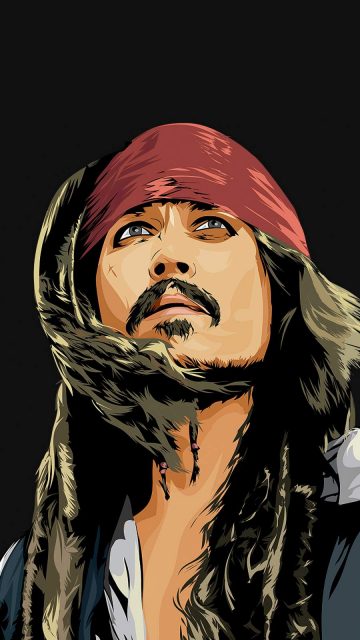 Captain Jack Sparrow iPhone Wallpaper