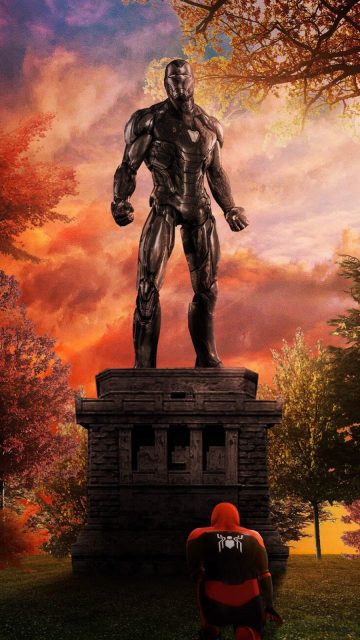 Iron Man Cementry iPhone Wallpaper