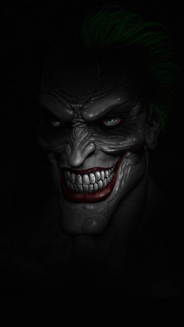 Joker Dark Minimalism iPhone Wallpaper