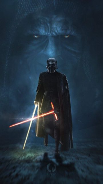 Kylo Ren Sword iPhone Wallpaper