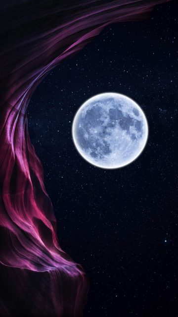 Moon Nature iPhone Wallpaper