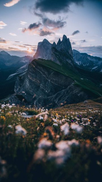 Mountains Alps iPhone Wallpaper