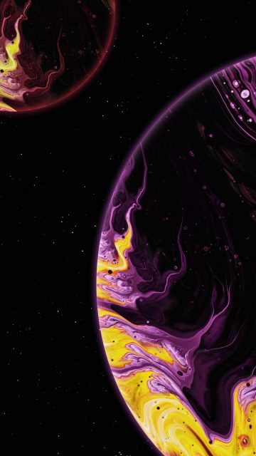 Space Planets iPhone Wallpaper