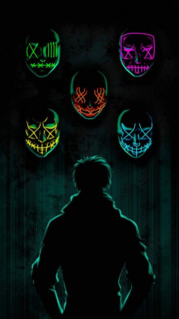 The Masks iPhone Wallpaper