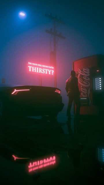 Thirsty iPhone Wallpaper