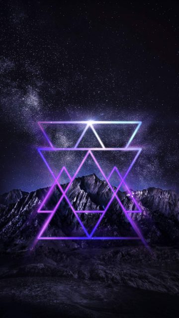 Triangles iPhone Wallpaper