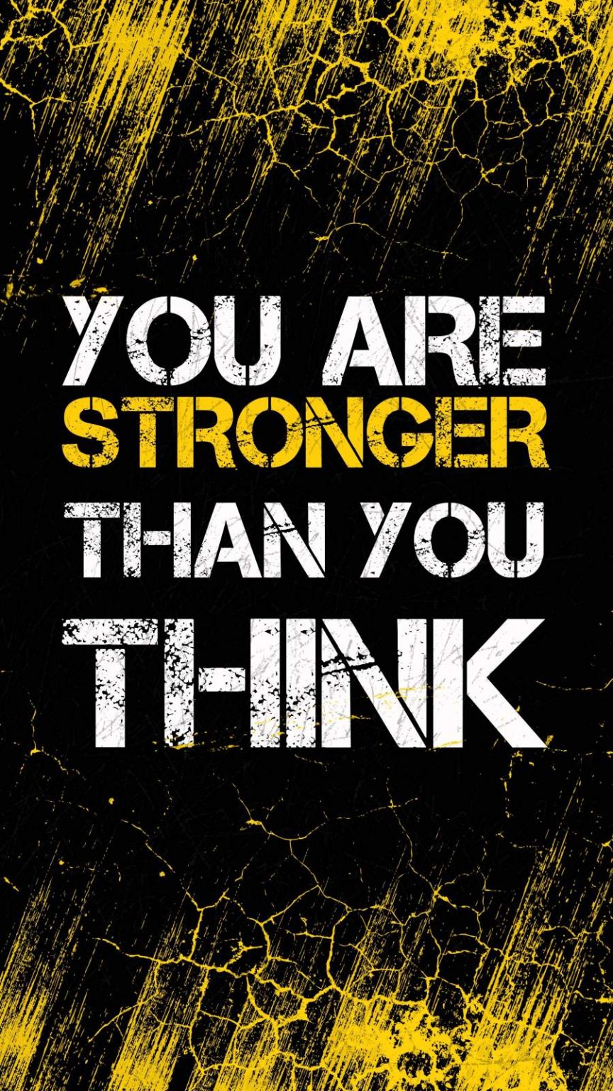 You are Stronger iPhone Wallpaper - iPhone Wallpapers