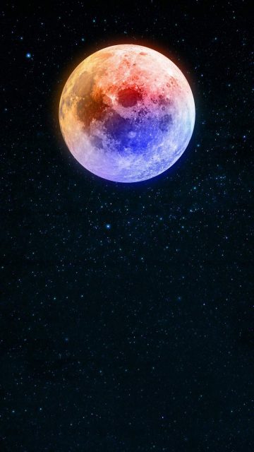 Colorful Moon