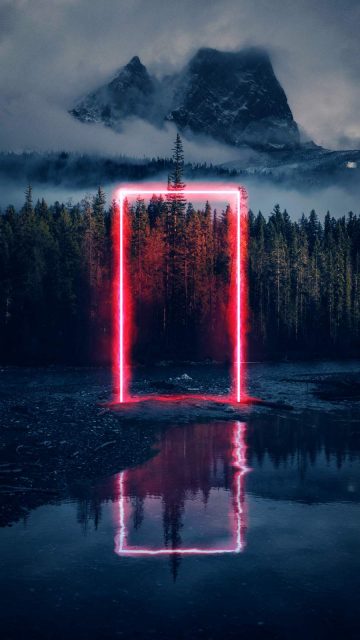 Forest Neon Light