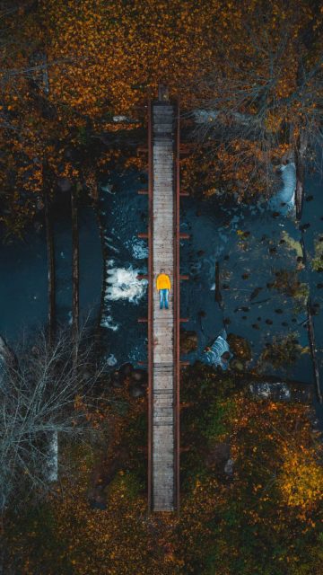 Aerial View Bridge Wallpaper