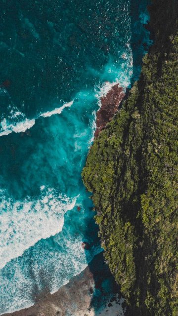 Beach Mountain Aerial View