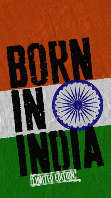 Born in India