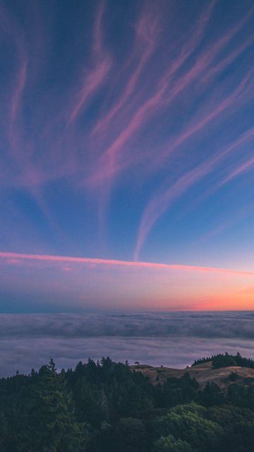 Cloudy Nature Horizon