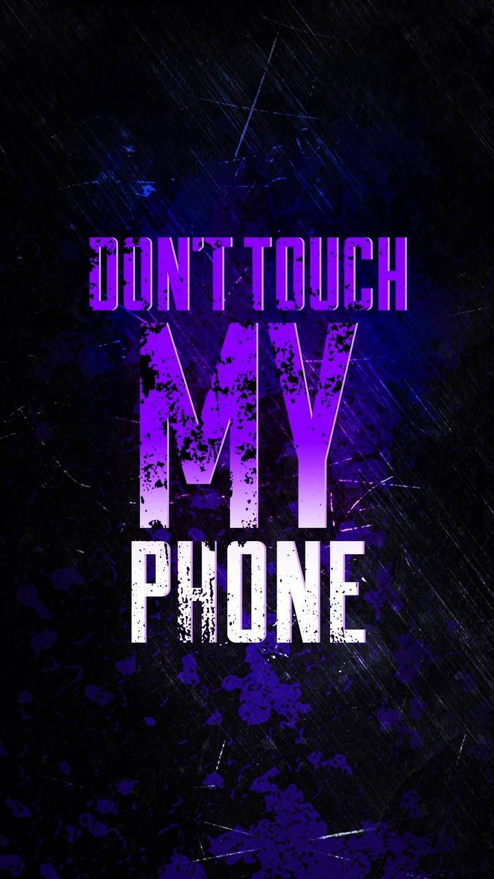 Don t touch my phone among us purple HD phone wallpaper  Peakpx