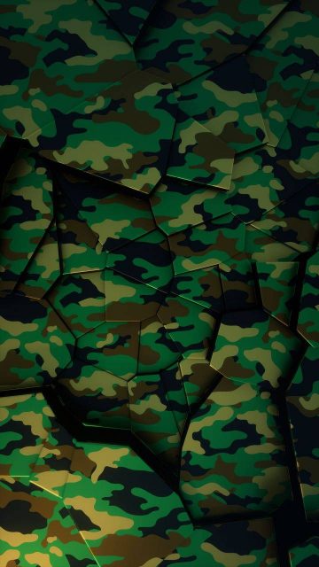 Green Camouflage Wallpaper