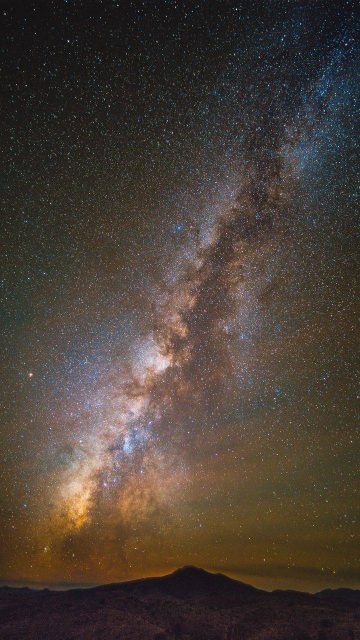 Milky Way Space View from Earth