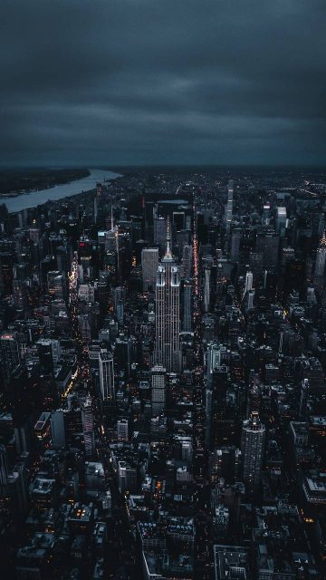 New York City Dark Clouds