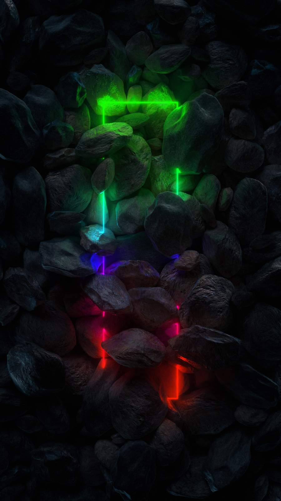 Stone Neon Light - IPhone Wallpapers : iPhone Wallpapers
