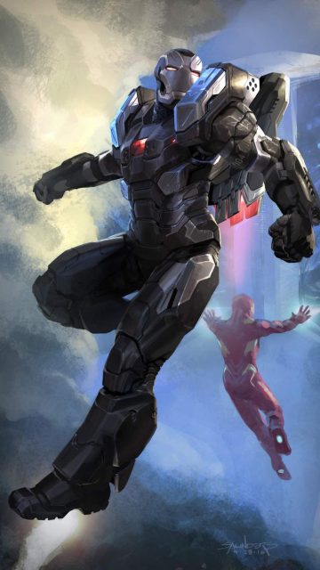 War Machine with Iron Man