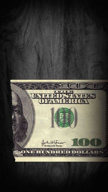 100 Dollar Bill iPhone Wallpaper