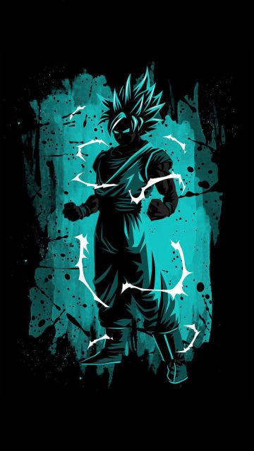 Goku Powers iPhone Wallpaper