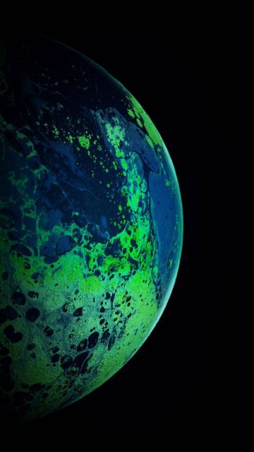Green Planet iPhone Wallpaper