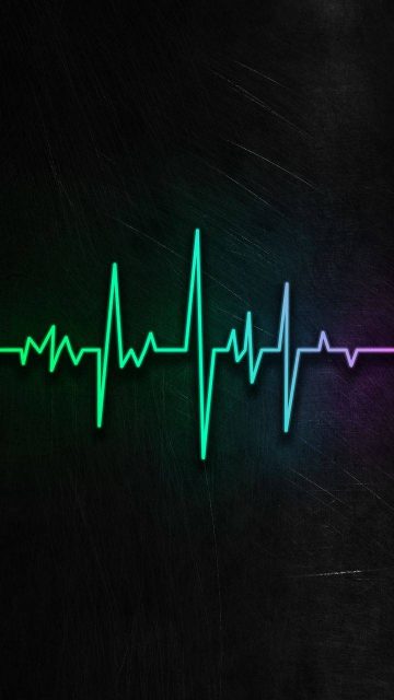 Heart Rate Monitor iPhone Wallpaper