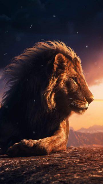 Lion King 4K iPhone Wallpaper